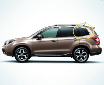 Стекло боковое SUBARU FORESTER 2013- SJ SW/LH/X молдинг, 
Бренд: BENSON Тонированное