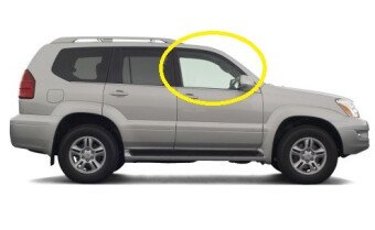 Стекло боковое LEXUS GX 2002-2009 (J120-5d) FD/RH 
Бренд: BENSON
