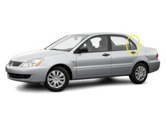 Стекло боковое MITSUBISHI LANCER 2003-2010 (CS-4d sed) RQ/LH 
Бренд: BENSON