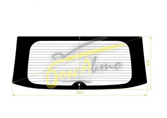 Стекло заднее с обогревом HYUNDAI I 800 2007- (TQ) 1 отверстие 
Бренд: BENSON