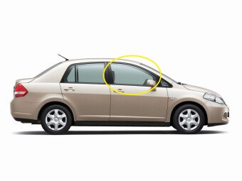 Стекло боковое NISSAN TIIDA LATIO 2004-2012 SC11-4d/5d FD/RH 
Бренд: BSG