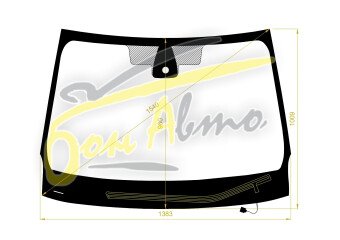 Стекло лобовое RENAULT FLUENCE 2009-2017 (LHD-BZ,DZ,KZ) обогрев щеток, место под датчик дождя, 
Бренд: BENSON