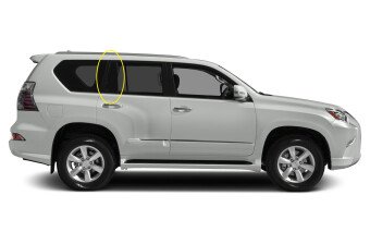 Стекло боковое LEXUS GX 2009-2023 J150-5d RQ/RH 
Бренд: BENSON