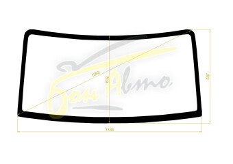 Стекло лобовое MAZDA SCRUM 2005-2015 (DG64W-1336*687*) 
Бренд: BENSON с зеленой полосой