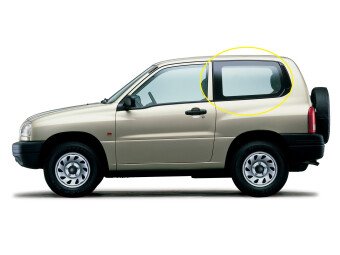 Стекло боковое SUZUKI ESCUDO 1997-2005 (TD52-3d) SW/LH/X 
Бренд: BENSON