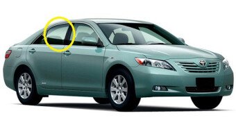 Стекло боковое TOYOTA CAMRY 2006-2011 (#CV4#) RD/RH 
Бренд: BSG