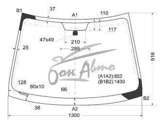 Стекло лобовое SCION XA 2004-2006 (NCP60) 
Бренд: BSG