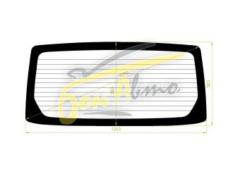 Стекло заднее с обогревом MITSUBISHI PAJERO 1999-2006 (V70) 
Бренд: BSG