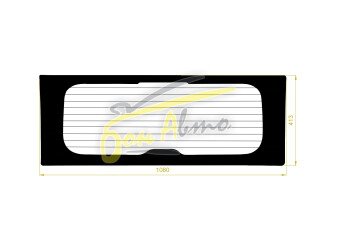 Стекло заднее с обогревом KIA SOUL 2009-2013 (AM) 1 отверстие 
Бренд: BENSON