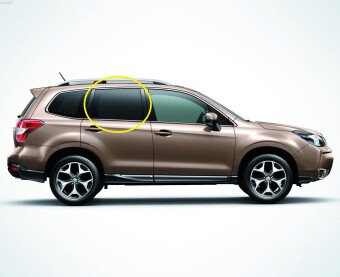 Стекло боковое SUBARU FORESTER 2012-2018 (SJ) RD/RH фурнитура, 
Бренд: BENSON Тонированное