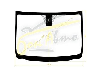 Стекло лобовое MAZDA BIANTE 2008-2018 (CC-RHD) 
Бренд: BENSON с синей полосой