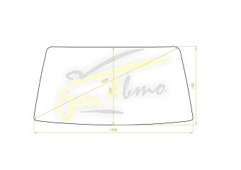 Стекло лобовое KIA BESTA 1988-1997 () 
Бренд: BSG с зеленой полосой