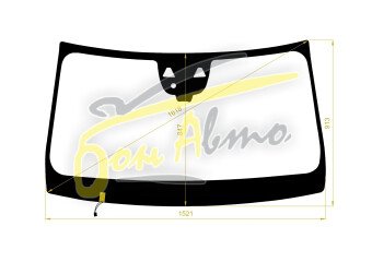 Стекло лобовое MERCEDES GLS-CLASS 2019- (W167-LHD) обогрев щеток, место под 2 камеры, место под датчик дождя, 
Бренд: КМК