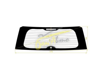 Стекло заднее с обогревом LEXUS LX 2007-2015 (URJ201) 1 отверстие 
Бренд: BENSON Тонированное