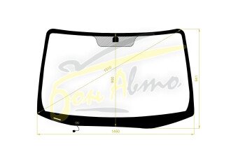 Стекло лобовое KIA SPORTAGE 2004-2010 (KM-LHD) обогрев щеток 
Бренд: ZDG с синей полосой