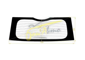 Стекло заднее с обогревом NISSAN NOTE 2005-2012 (E11) 
Бренд: BENSON