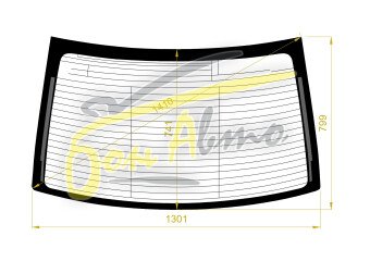 Стекло заднее с обогревом ACURA TSX 2009-2014 (CU1-2-4d sed) 
Бренд: BENSON
