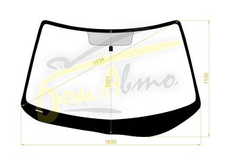 Стекло лобовое TOYOTA SIENNA 2003-2009 (XL20-LHD) 
Бренд: BSG с зеленой полосой