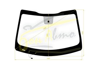 Стекло лобовое KIA SPORTAGE 2015-2021 (QL-LHD) обогрев щеток 
Бренд: BENSON