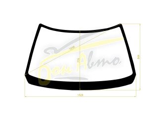 Стекло лобовое TOYOTA CROWN 1983-1987 (GS120-sed) 
Бренд: BSG с зеленой полосой