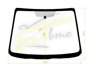 Стекло лобовое MAZDA PREMACY 2005-2010 (CR-RHD) 
Бренд: BSG с зеленой полосой