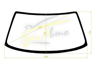 Стекло лобовое MAZDA CAPELLA 1987-1994 (GD-4d sed) 
Бренд: BENSON с зеленой полосой