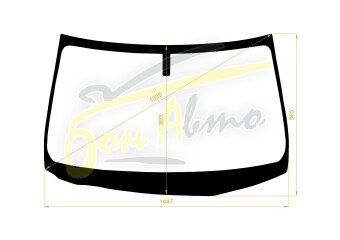 Стекло лобовое NISSAN X-TRAIL 2007-2014 (#T31) левый руль, 
Бренд: BSG с зеленой полосой