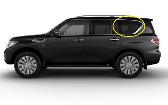 Стекло боковое NISSAN PATROL 2010-2024 Y62 SW/LH/H/X антенна, 
Бренд: BENSON