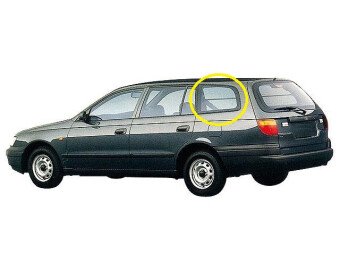 Стекло боковое TOYOTA CALDINA 1992-2002 ST195 SW/LH/X 
Бренд: BSG