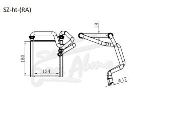 Радиатор отопителя SUZUKI AERIO 2001-2007 (RA,RC,RB)
Бренд: TONGSHI AL18
