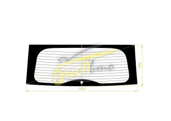 Стекло заднее с обогревом FORD FOCUS 2004-2011 (CB4-5d wag) 1 отверстие 
Бренд: BSG