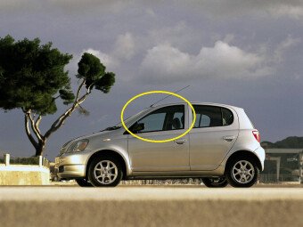 Стекло боковое TOYOTA YARIS 1999-2005 (SCP11-5d) FD/LH 
Бренд: BENSON