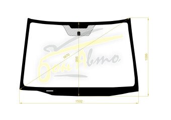 Стекло лобовое ACURA RDX 2006-2012 (LHD) 
Бренд: BENSON с синей полосой