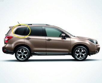 Стекло боковое SUBARU FORESTER 2013- SJ SW/RH/X молдинг, 
Бренд: BENSON Тонированное