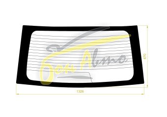 Стекло заднее с обогревом MITSUBISHI RVR 1997-2002 (N61) 
Бренд: BSG