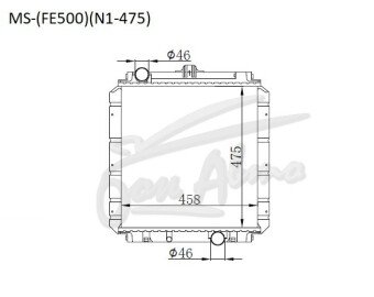 Радиатор MITSUBISHI CANTER 1993-2002 (FE500,FE600)(N1-475) (4M,4D) 
Бренд: TONGSHI PL36MT