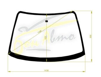 Стекло лобовое ISUZU ASKA 1997-2002 (CJ2-3) 
Бренд: BENSON с синей полосой