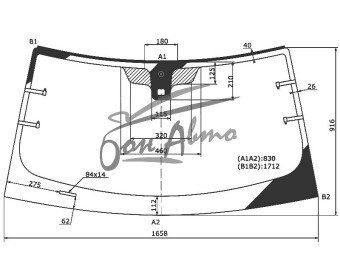 Стекло лобовое LAND ROVER RANGE ROVER SPORT 2005-2013 (L320) полный обогрев, место под датчик дождя, молдинг, 
Бренд: BENSON