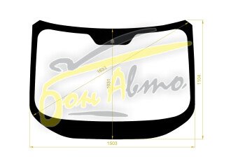 Стекло лобовое FORD TRANSIT CONNECT 2012- () молдинг, акустическое, 
Бренд: BENSON с синей полосой