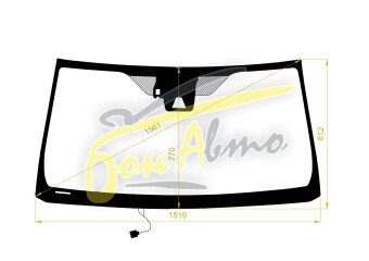 Стекло лобовое TOYOTA LAND CRUISER PRADO 2009-2023 (GRJ150-RHD-2017) обогрев щеток, место под 1 камеру, место под датчик дождя, антенна, атермальное, 
Бренд: BENSON