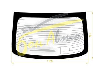 Стекло заднее с обогревом INFINITI G35 2006-2014 (V36-4d sed) 
Бренд: BENSON