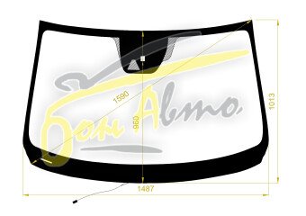 Стекло лобовое MAZDA ATENZA 2012- (GJ-RHD-2018-4d sed) обогрев щеток, место под 1 камеру, место под датчик дождя, 
Бренд: BENSON с синей полосой