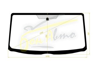 Стекло лобовое TOYOTA HIACE 2004-2019 (H200) 
Бренд: ZDG