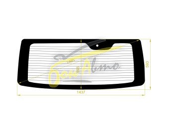 Стекло заднее с обогревом NISSAN CARAVAN 2012- (E26) 
Бренд: BSG