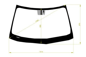 Стекло лобовое LEXUS ES 2012-2018 (GSV60-LHD) место под датчик дождя 
Бренд: BSG