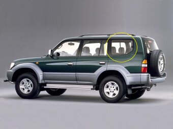 Стекло боковое TOYOTA LAND CRUISER PRADO 1996-2002 (J90-5d) SW/LH/X 
Бренд: BENSON