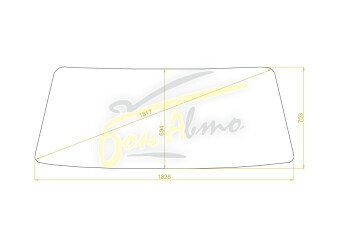 Стекло лобовое TOYOTA HIACE TRUCK 1984-2000 (LH85-wide-1828*703*1817) 
Бренд: BSG