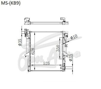 Радиатор MITSUBISHI TRITON 2006-2015 (KB9T) (6G74) 
Бренд: TONGSHI PL26AT