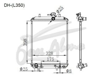 Радиатор DAIHATSU ESSE 2005-2011 (L235S) (KF) 
Бренд: TONGSHI PL16AT