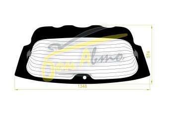 Стекло заднее с обогревом HONDA CIVIC 2000-2005 (EP-3d h/b) 1 отверстие 
Бренд: BSG